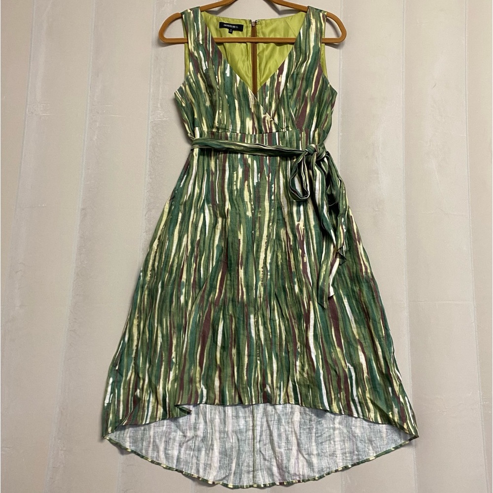 Lafayette 148 New York Women’s Dress Size 4 100% Linen Feminine Luxury